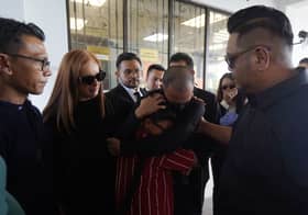 Along Cham performs 'sujud syukur' after being granted DNAA for cannabis possession