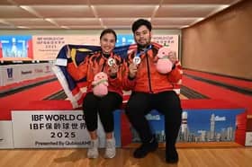 我国名将娜塔莎  香港保龄球世界杯夺冠