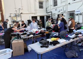 Hollywood celebrities clear their closets for fire aid