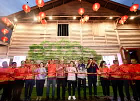 仁嘉隆幸福村新春庆典隆重引爆   拱门率先亮灯打响新春首炮