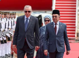 Turkish President Erdoğan accorded official welcome at Perdana Putra