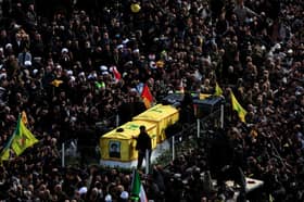 Massive crowds mourn Hezbollah's slain leader Nasrallah