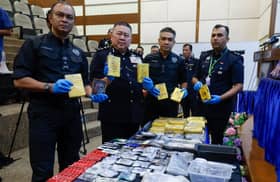 Police bust two drug syndicates, seize over RM12 mln worth of drugs