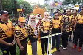 Tengku Permaisuri Selangor berkenan rasmi Taman Kuching Shah Alam