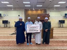 PWS agih dana wakaf RM52,000 bantu dua masjid naik taraf prasarana