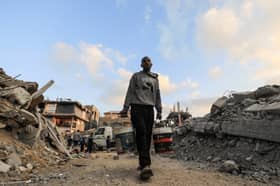 Palestinians return to ruined homes, severe water shortage in Gaza