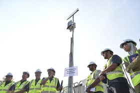 Giat pantau debu sisa perobohan Stadium Shah Alam