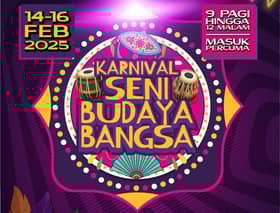 Orang ramai dijemput meriahkan Karnival Seni Budaya Bangsa, masuk percuma