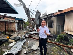 Ribut: 20 kediaman di Taman Ria, Sekinchan rosak teruk, buka PPS tempatkan mangsa