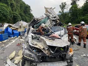 Tiga maut, empat cedera kemalangan lima kenderaan di lebuh raya