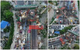 Five dead, 27 injured in Bangkok expressway crane collapse