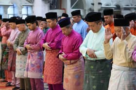 King, Rulers join Muslims in performing Aidilfitri prayers