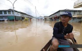 Flood situation improves in Johor, worsens in Sabah