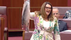 Australian senator wields dead salmon in Parliament to protest farming laws