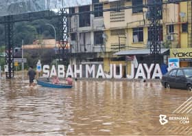 Pekan Beaufort terjejas teruk, sukarkan penduduk dapatkan barang keperluan