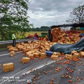 Lori ditunda terbalik di Pendang, lorong Plus hala selatan terhalang