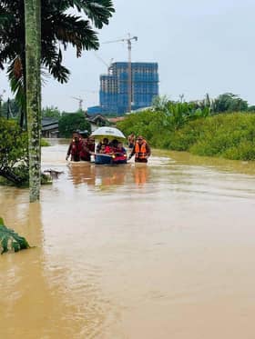 Mangsa bah Johor meningkat kepada 3,694 orang takat 8 malam ini