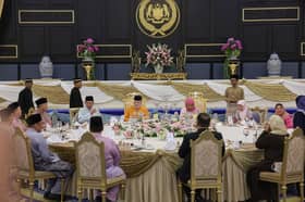King, Queen attend breaking of fast with Cabinet ministers, foreign envoys
