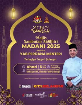 MB invites Selangor residents for Aidilfitri Madani celebrations on April 6