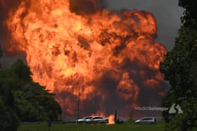 Hujan pasir, debu timpa kawasan insiden saluran paip gas terbakar