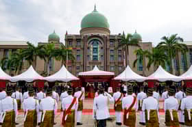 Maldives president accorded official welcome at Perdana Putra