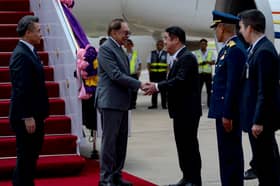 Anwar arrives in Bangkok for high-level talks