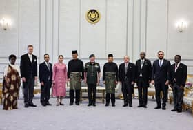King receives credentials of eight foreign envoys