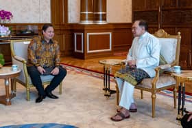 PM Anwar meets Indonesia's Airlangga Hartarto