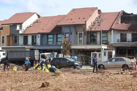 Kebakaran paip gas: Kerja pembersihan dua kawasan perumahan dijangka siap minggu ini