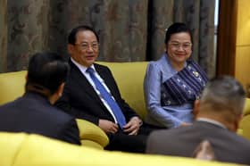 Laos PM accorded official welcome at Perdana Putra
