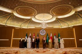Gulf leaders urge end to Gaza war, back Syria at Trump summit