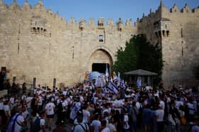 Far-right Israelis clash with Palestinians, others in chaotic Jerusalem march