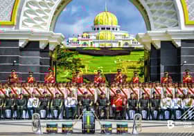 Istiadat pertukaran pengawal simbolik sejarah ketenteraan, serlah identiti kebanggaan negara