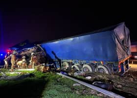 Trailer driver dies in crash involving heavy vehicles and MPV