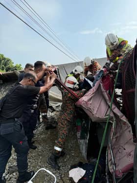 Pemandu lori pasir terbabit nahas FRU ditahan, negatif dadah