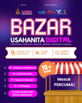 Bazar Usahanita Digital hari ini, cabutan bertuah menanti pengunjung