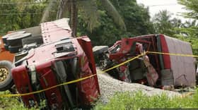 Fatal FRU crash due to overloaded lorry — MOT