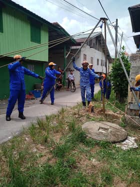 Lembu korban tidak sempat disembelih, mati jatuh perigi