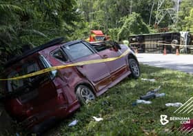 Isteri, anak pemandu Alza ditempat dalam wad sama Hospital Baling