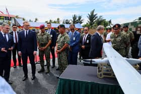 Polish President visits 2nd Royal Armoured Corps regiment in Port Dickson
