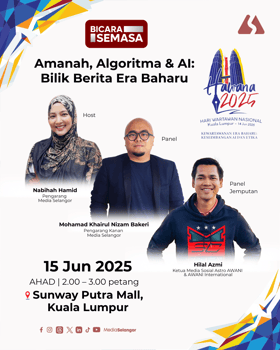 Dua tokoh media bincang amanah dan etika berita di era AI