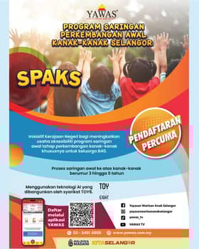 391 kanak-kanak disaring, YAWAS sasar 1,500 golongan itu nikmati kemudahan