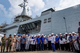 Anwar satisfied with LCS construction progress