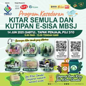 MBSJ anjur program kitar semula, 100 peserta terawal terima beg istimewa