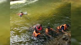 青年瀑布溺水送院抢救