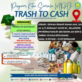MPAJ anjur program kitar semula, bawa barang dapat tunai