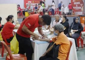 武吉美拉华蒂区明办免费体检  吁民众踊跃参与护健康