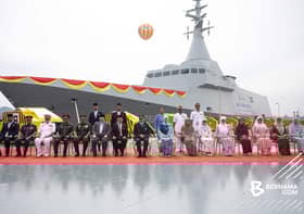 Tengku Permaisuri sempurna pelancaran, penamaan kapal tempur Raja Muda Nala