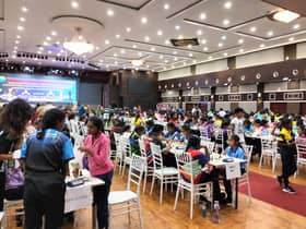 மிட்லண்ஸ் தமிழ்ப்பள்ளியில் 1326 மாணவர்கள் கலந்து கொண்ட சதுரங்க போட்டி