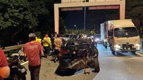 Lima parah selepas lima kenderaan dilanggar X70 di George Town